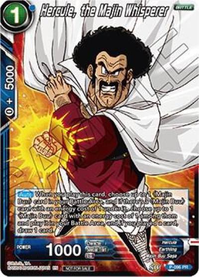 Hercule the Majin Whisperer P-096 Promotion Cards Dragonball Super card