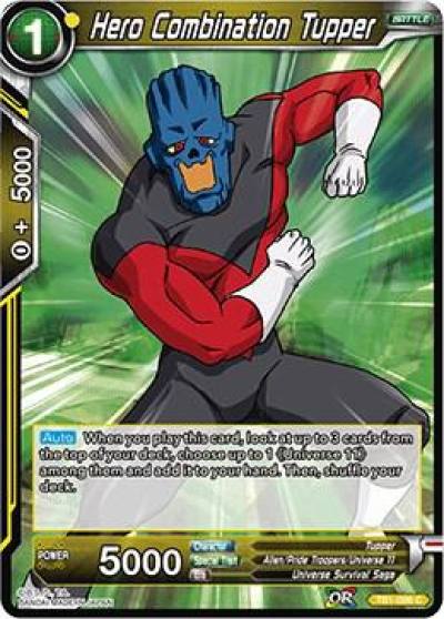 Hero Combination Tupper TB1-086 Tournament of Power Dragonball Super card