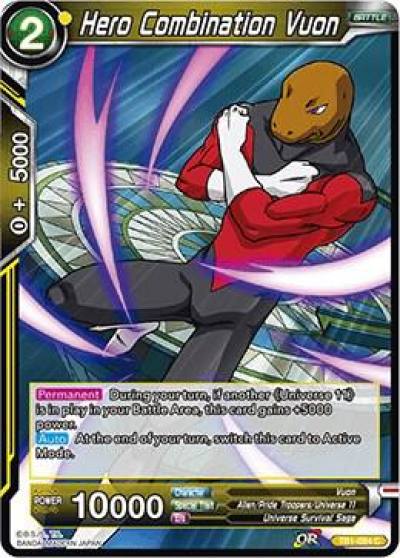 Hero Combination Vuon TB1-084 Tournament of Power Dragonball Super card