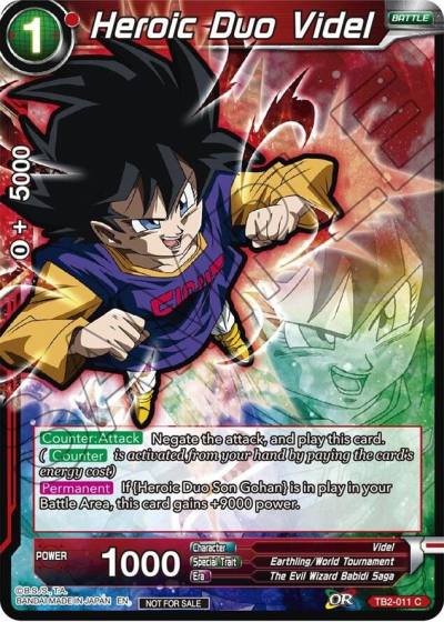 Heroic Duo Videl Event Pack 05 TB2-011 Promotion Cards Dragonball Super card