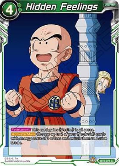 Hidden Feelings BT5-077 Miraculous Revival Dragonball Super card