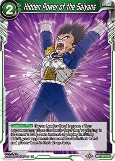 Hidden Power of the Saiyans BT7-072 Assault of the Saiyans Dragonball Super card