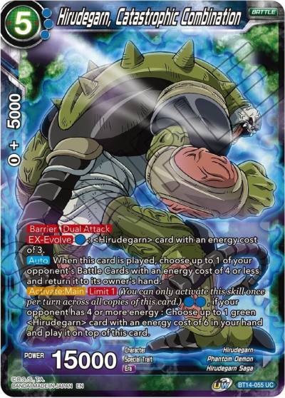 Hirudegarn Catastrophic Combination BT14-055 Cross Spirits Dragonball Super card