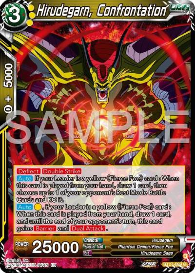 Hirudegarn Confrontation BT27-089 History of Z Dragonball Super card