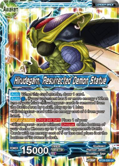 Hirudegarn Hirudegarn Resurrected Demon Statue Foil BT24-026 Beyond Generations Dragonball Super card