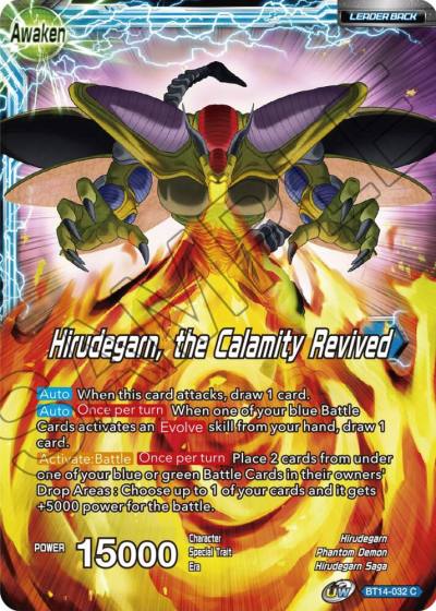 Hirudegarn Hirudegarn the Calamity Revived BT14-032 Cross Spirits Dragonball Super card