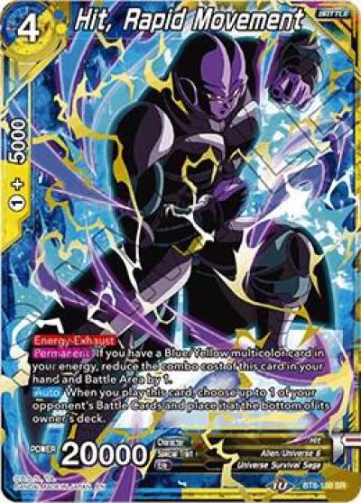 Hit Rapid Movement BT8-108 Malicious Machinations Dragonball Super card