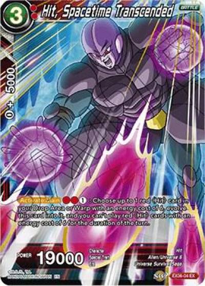 Hit Spacetime Transcended Foil EX06-04 Special Anniversary Set Dragonball Super card