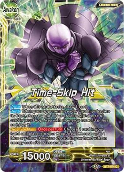Hit Time Skip Hit BT7-074 Assault of the Saiyans Dragonball Super card