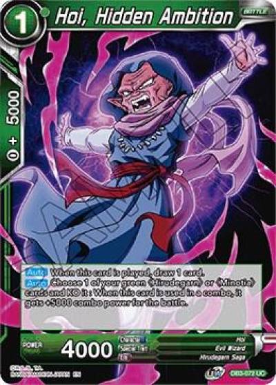 Hoi Hidden Ambition DB3-072 Draft Box 06 - Giant Force Dragonball Super card