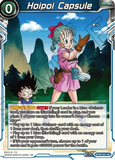 Hoipoi Capsule BT30-041 Three Glorious Fighters Dragonball Super card