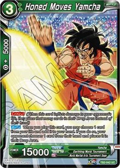 Honed Moves Yamcha TB2-042 World Martial Arts Tournament Dragonball Super card