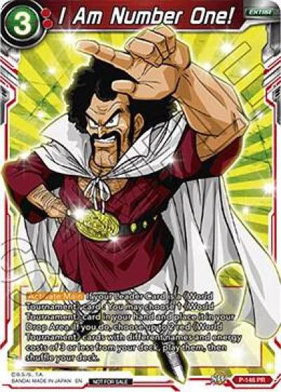 I Am Number One Power Booster World Martial Arts Tournament P-146 Promotion Cards Dragonball Super card