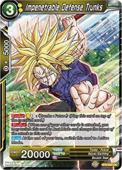 Impenetrable Defense Trunks BT6-085 Destroyer Kings Dragonball Super card