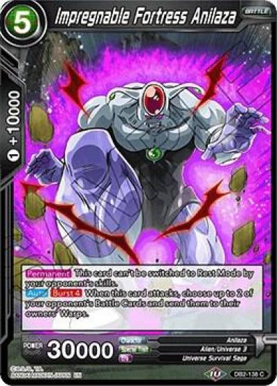 Impregnable Fortress Anilaza DB2-138 Draft Box 05 - Divine Multiverse Dragonball Super card