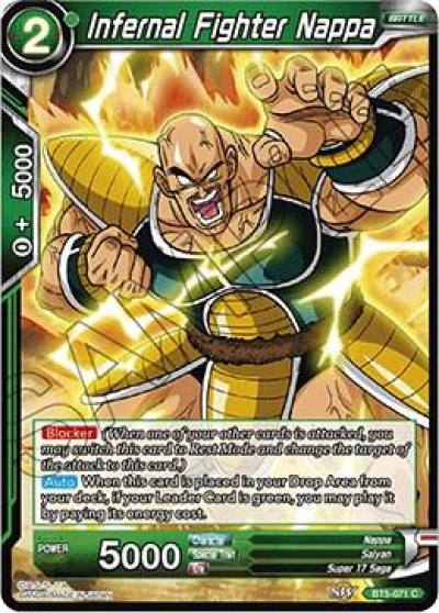 Infernal Fighter Nappa BT5-071 Miraculous Revival Dragonball Super card