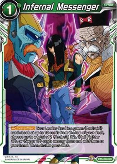 Infernal Messenger BT5-078 Miraculous Revival Dragonball Super card
