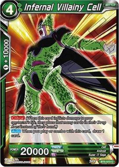 Infernal Villainy Cell Foil BT5-073 Miraculous Revival Dragonball Super card