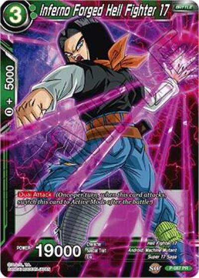 Inferno Forged Hell Fighter 17 P-087 Promotion Cards Dragonball Super card
