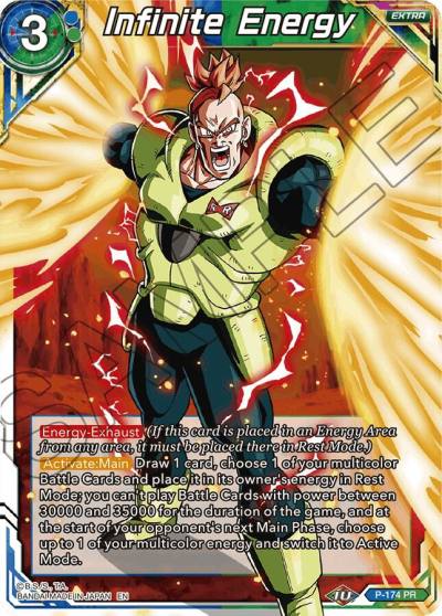 Infinite Energy P-174 Promotion Cards Dragonball Super card