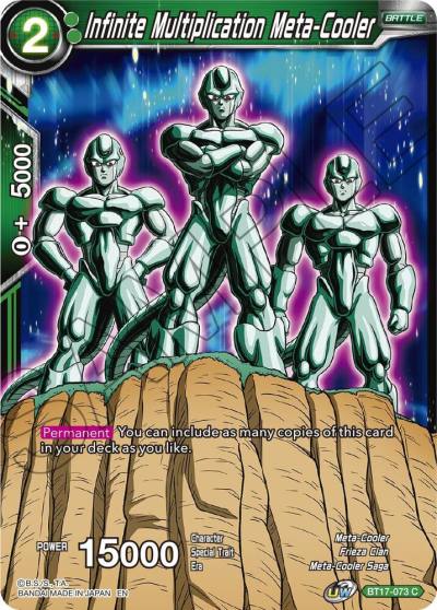 Infinite Multiplication Meta Cooler BT17-073 Ultimate Squad Dragonball Super card