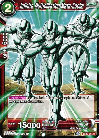 Infinite Multiplication Meta Cooler Foil BT17-005 Ultimate Squad Dragonball Super card