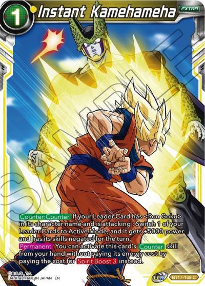 Instant Kamehameha BT17-109 Ultimate Squad Dragonball Super card