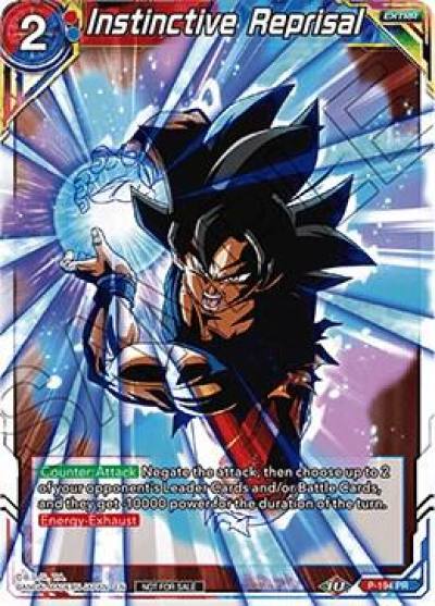 Instinctive Reprisal Foil P-194 Promotion Cards Dragonball Super card