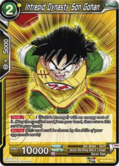 Intrepid Dynasty Son Gohan BT4-084 Colossal Warfare Dragonball Super card