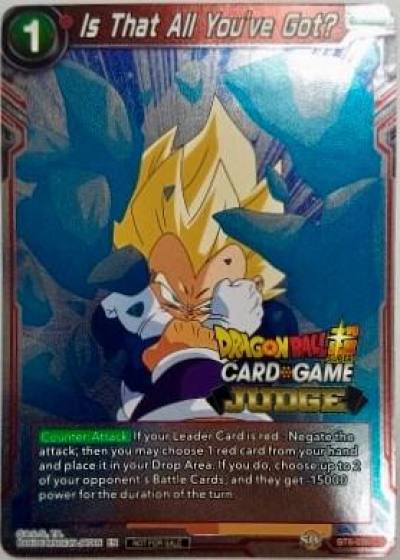 Is That All Youve Got BT6-026 Judge Promotion Cards Dragonball Super card