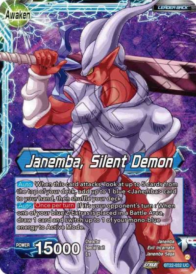 Janemba Janemba Silent Demon BT22-032 Critical Blow Dragonball Super card