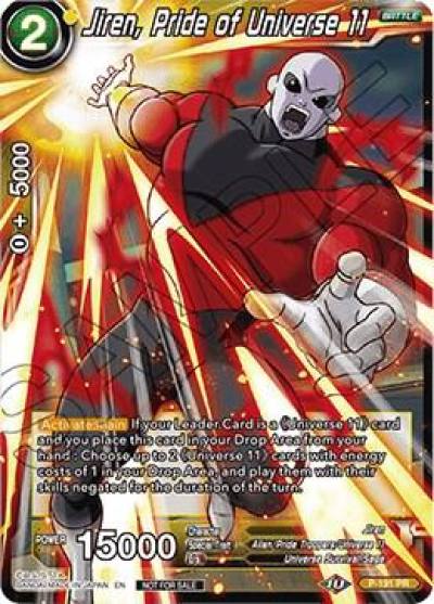 Jiren Pride of Universe 11 P-191 Promotion Cards Dragonball Super card