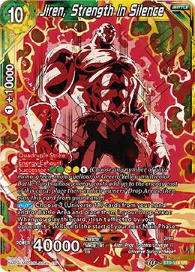 Jiren Strength in Silence BT9-119 Universal Onslaught Dragonball Super card