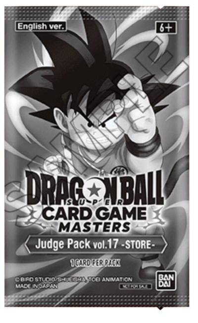 Judge Pack Vol17 Store  Judge Promotion Cards Dragonball Super card