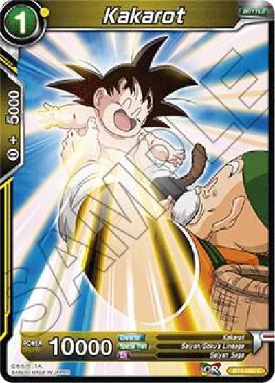 Kakarot BT4-082 Colossal Warfare Dragonball Super card
