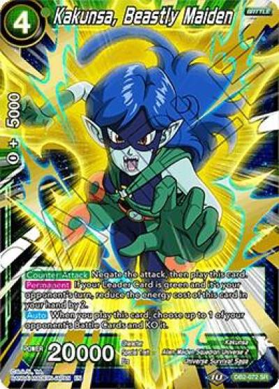 Kakunsa Beastly Maiden DB2-072 Draft Box 05 - Divine Multiverse Dragonball Super card