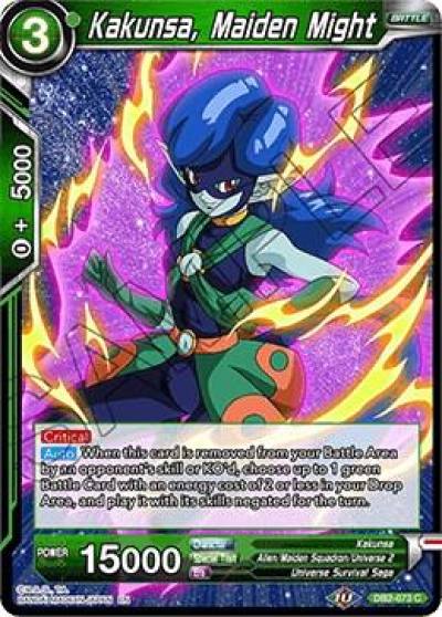 Kakunsa Maiden Might DB2-073 Draft Box 05 - Divine Multiverse Dragonball Super card