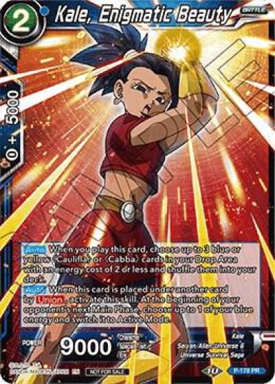 Kale Enigmatic Beauty P-178 Promotion Cards Dragonball Super card