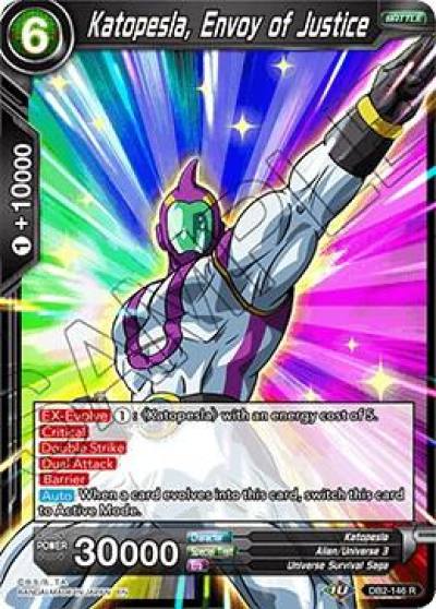 Katopesla Envoy of Justice DB2-146 Draft Box 05 - Divine Multiverse Dragonball Super card