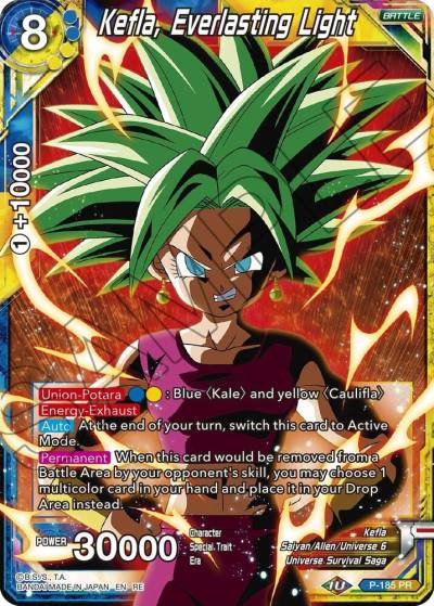 Kefla Everlasting Light P-185 Mythic Booster Dragonball Super card