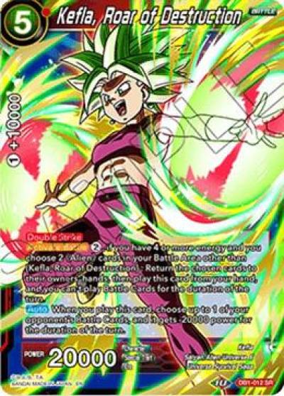 Kefla Roar of Destruction DB1-012 Draft Box 04 - Dragon Brawl Dragonball Super card
