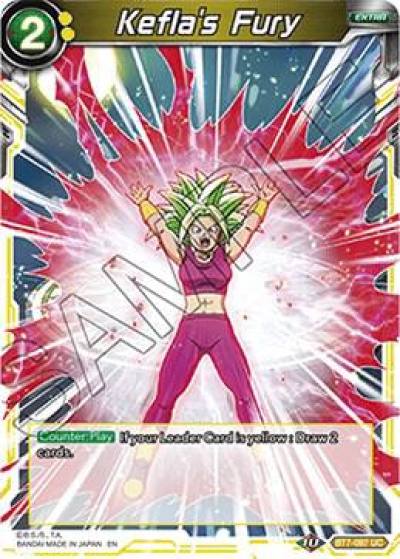 Keflas Fury BT7-097 Assault of the Saiyans Dragonball Super card