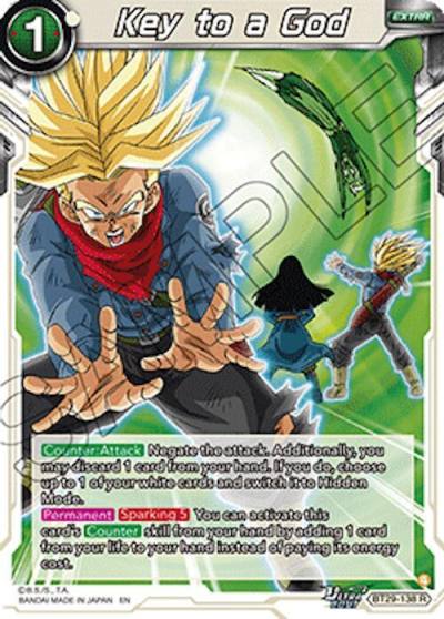 Key to a God BT29-138 Fearsome Rivals Dragonball Super card