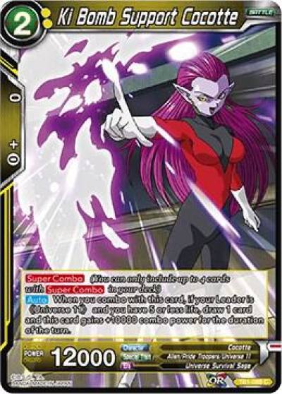 Ki Bomb Support Cocotte TB1-088 Tournament of Power Dragonball Super card