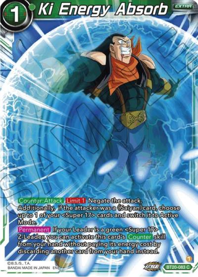 Ki Energy Absorb Foil BT20-083 Power Absorbed Dragonball Super card