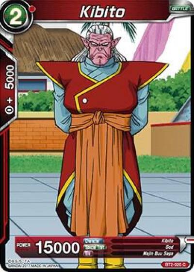 Kibito BT2-020 Union Force Dragonball Super card