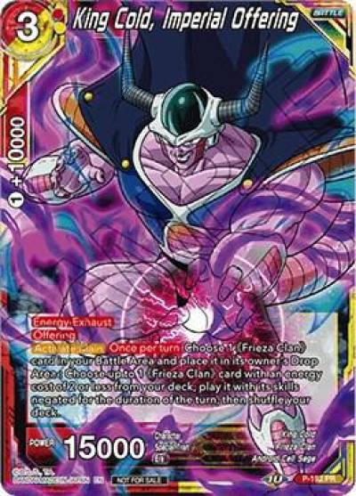 King Cold Imperial Offering P-192 Promotion Cards Dragonball Super card
