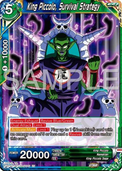 King Piccolo Survival Strategy Foil BT27-125 History of Z Dragonball Super card
