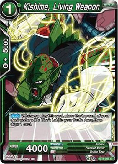 Kishime Living Weapon Foil BT8-058 Malicious Machinations Dragonball Super card