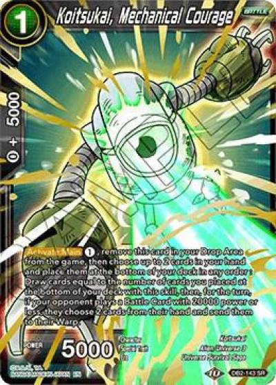Koitsukai Mechanical Courage DB2-143 Draft Box 05 - Divine Multiverse Dragonball Super card